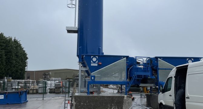 Fibo Collect concrete installation